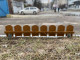 Парканчик для зон відпочинку металевий 170x1000мм (8 ламелей)