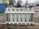 Парканчик для дачі металевий 600x1000мм (7 ламелей)